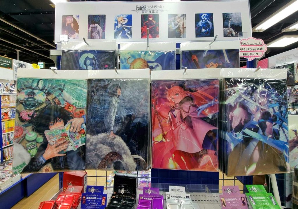 Cartelle trasparenti Anime con le immagini dei personaggi