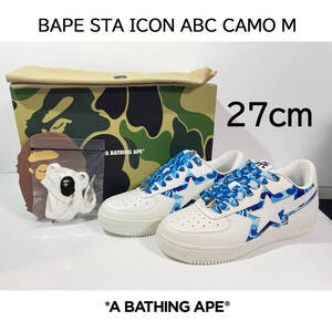 BAPE STA 27cm BAPE STA ICON ABC CAMO M ABC 