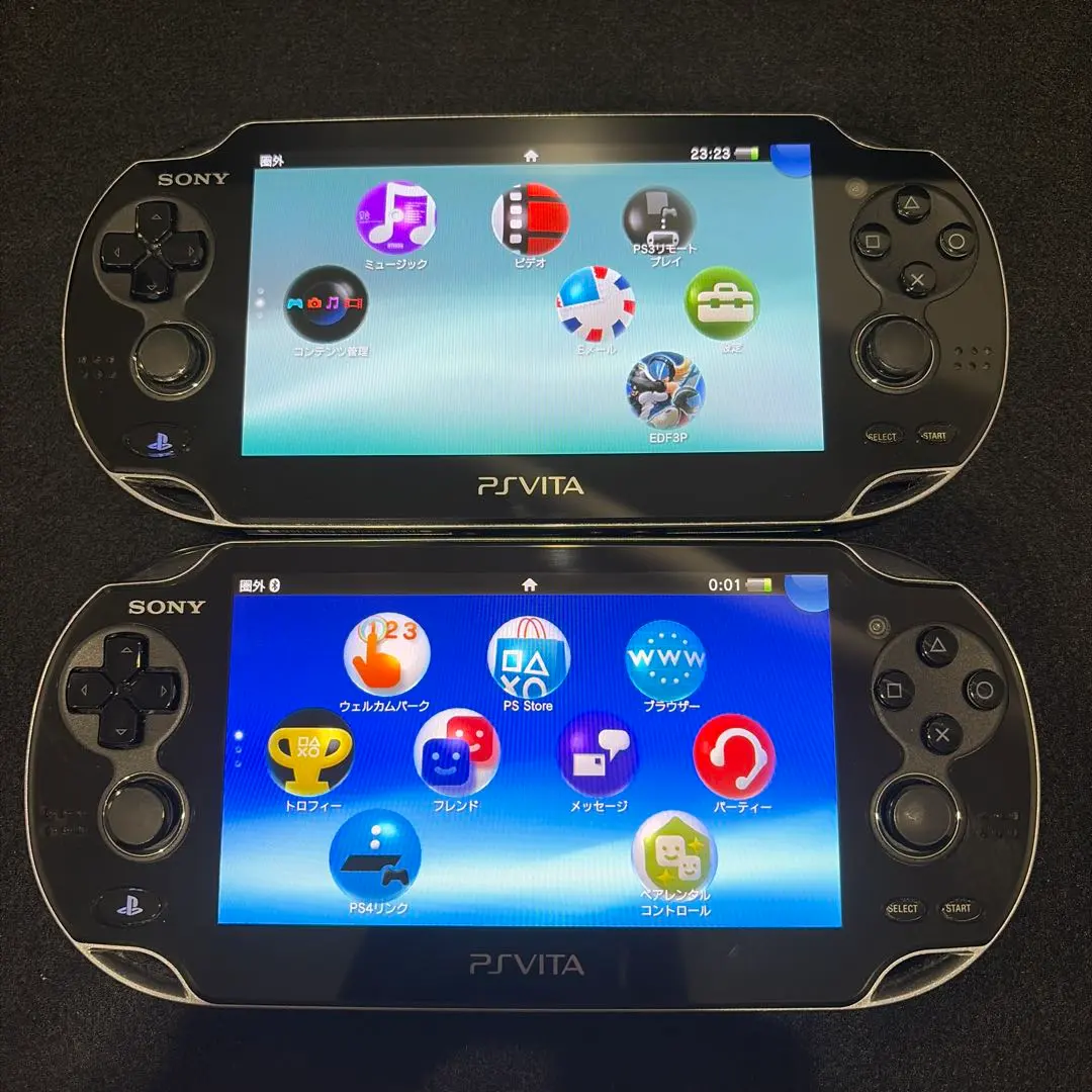 SONY PlayStation Vita PCH-1100 2台セット