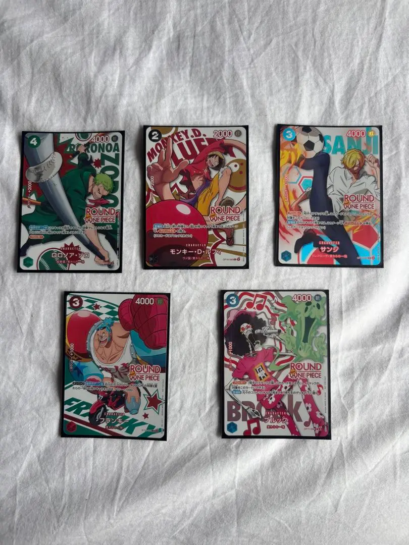 ワンピースカードゲーム ROUND ONE PIECE 5枚セット