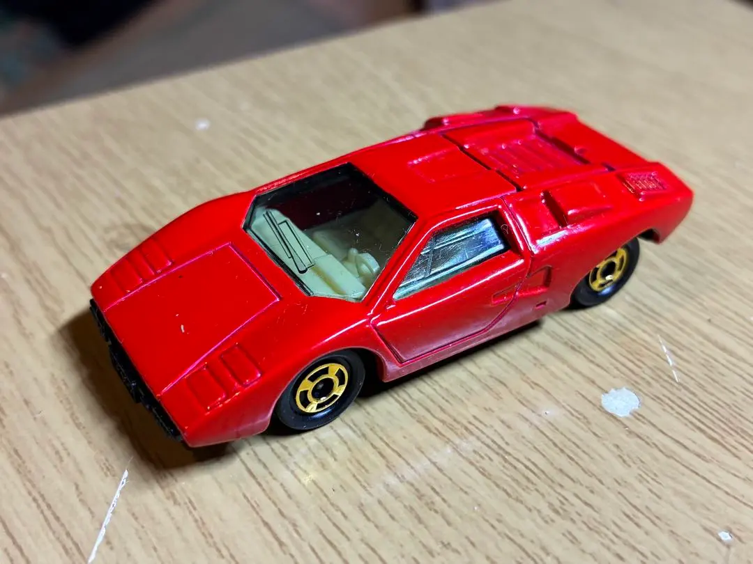 トミカ ランボルギーニ カウンタック LP400 赤 日本製 青箱 当時物