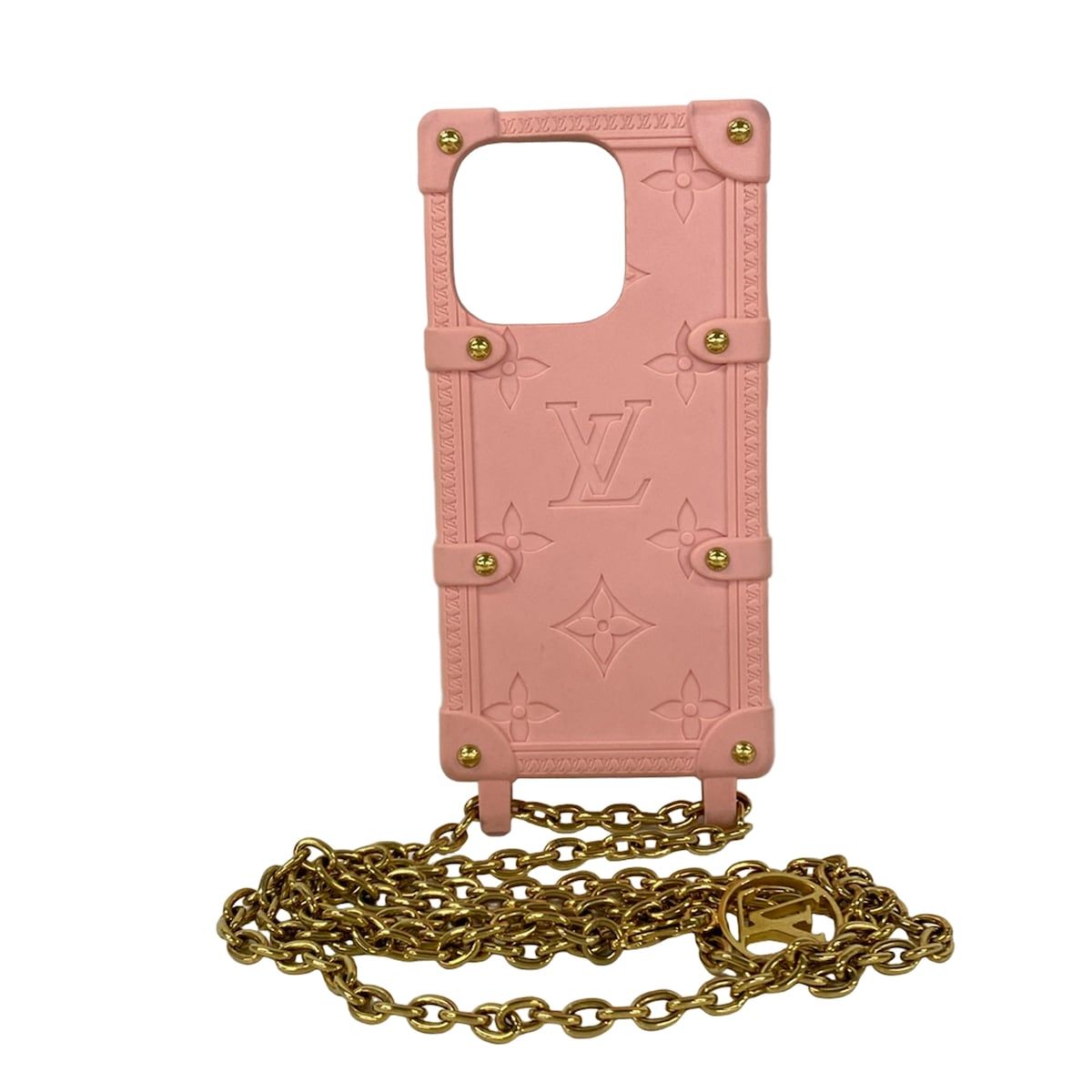 LOUIS VUITTON(ルイヴィトン) 携帯電話ケース リトランクIPHONE14PRO M82082 モチピンク iPhoneケース/チェーンストラップ