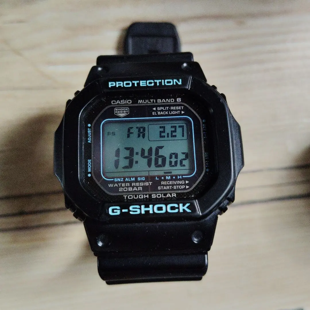 CASIO G-SHOCK デジタル腕時計 ブラック