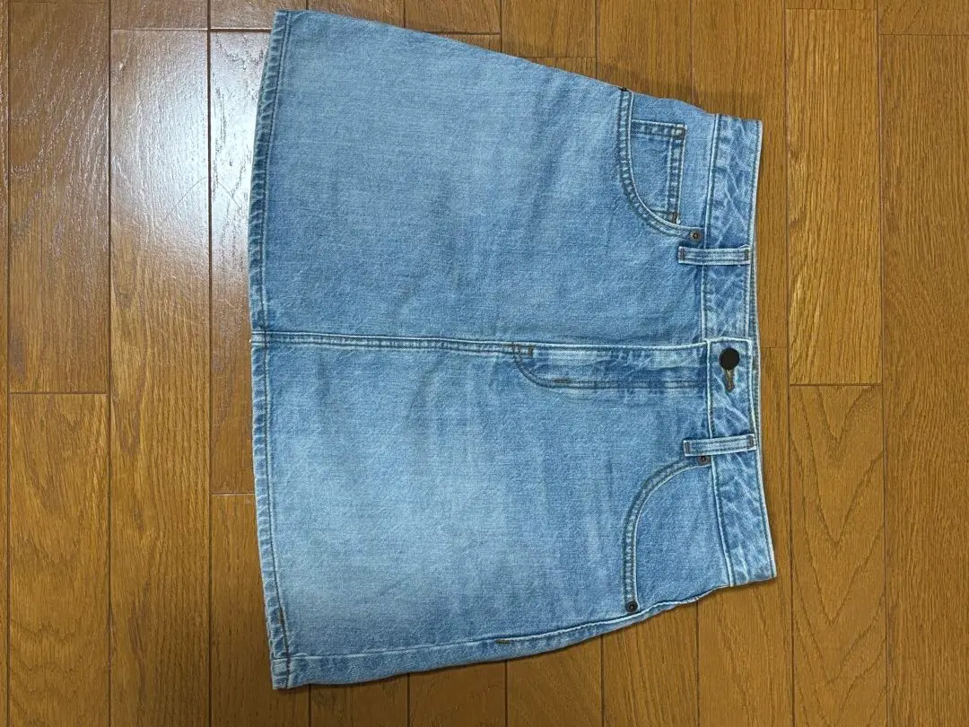 GU デニムミニスカート