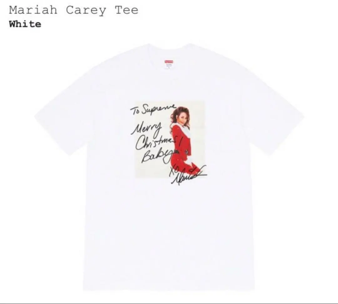 Supreme Mariah Carey Tee ホワイト 20aw