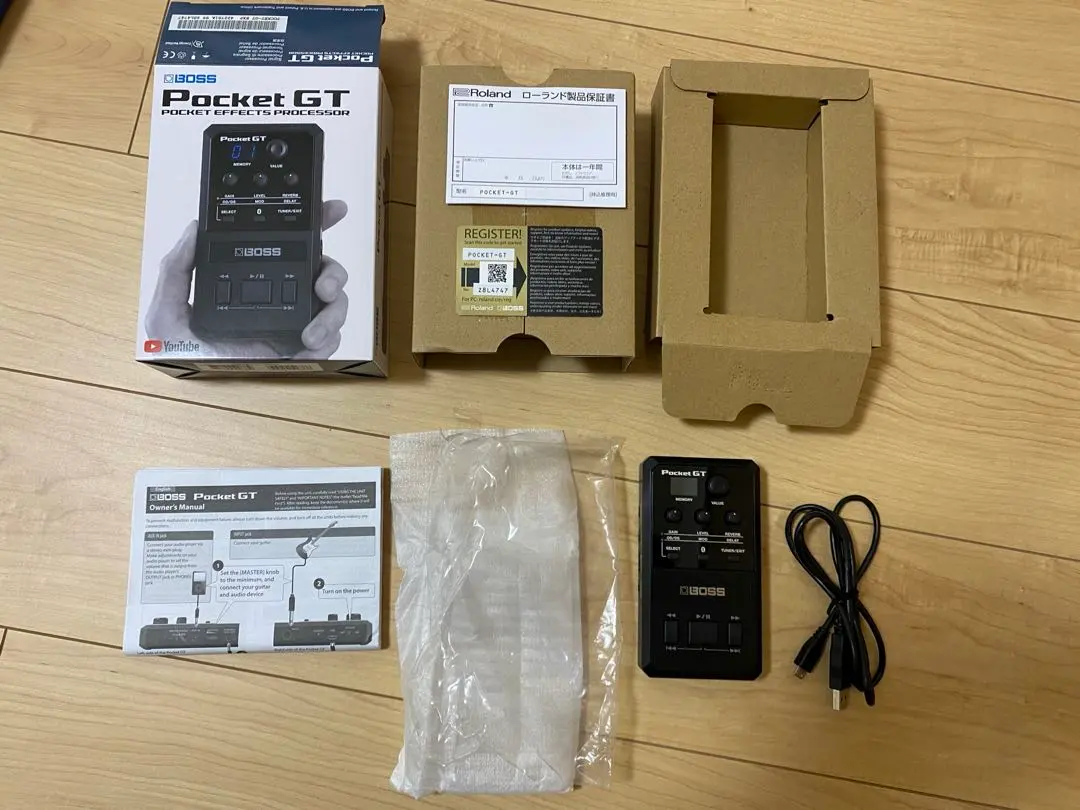 BOSS POCKET-GT ギターマルチエフェクター 動作確認済み 箱付き