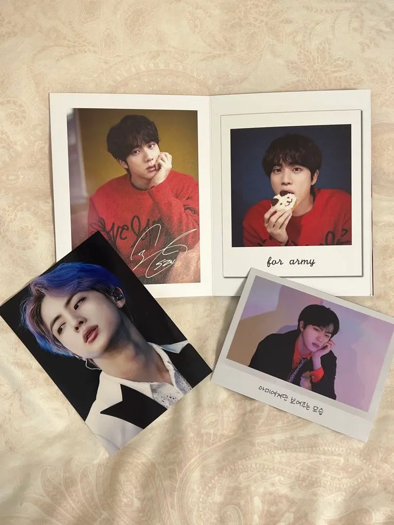 BTS ジン JIN フォトカード ポストカード じゃばら型写真集 詰合せ