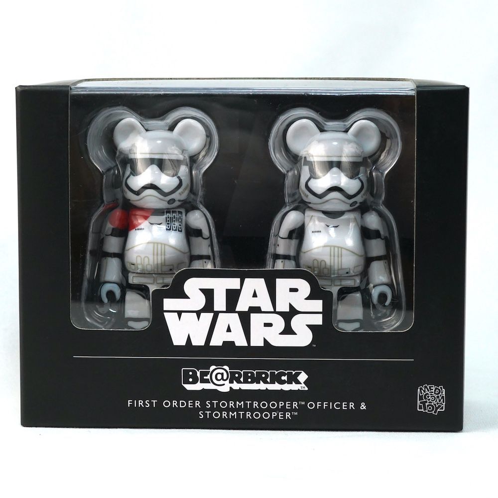 MEDICOM TOY メディコム トイ BE@RBRICK ベアブリック FIRST ORDER STORMTROOPER<!-利用不可文字-!> OFFICER & STORMTROOPER<!-利用不可文字-!> 新品未使用