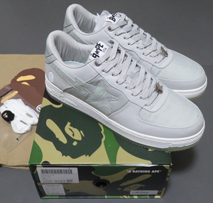 BAPE STA A BATHING APE Bape Sta Text Code Camo Grey 31cm US13
