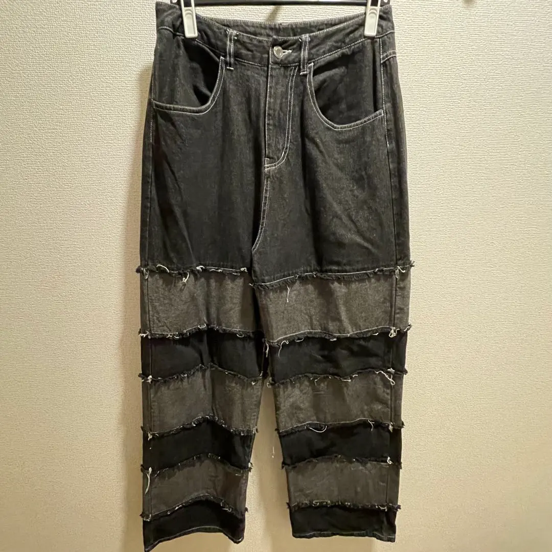 Avail アベイル 椎名ひかり ぴ様 ダメージ切り替えデニムパンツ M