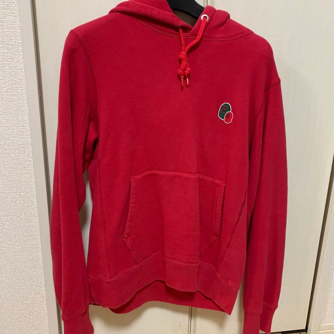 A BATHING APE パーカー レッド