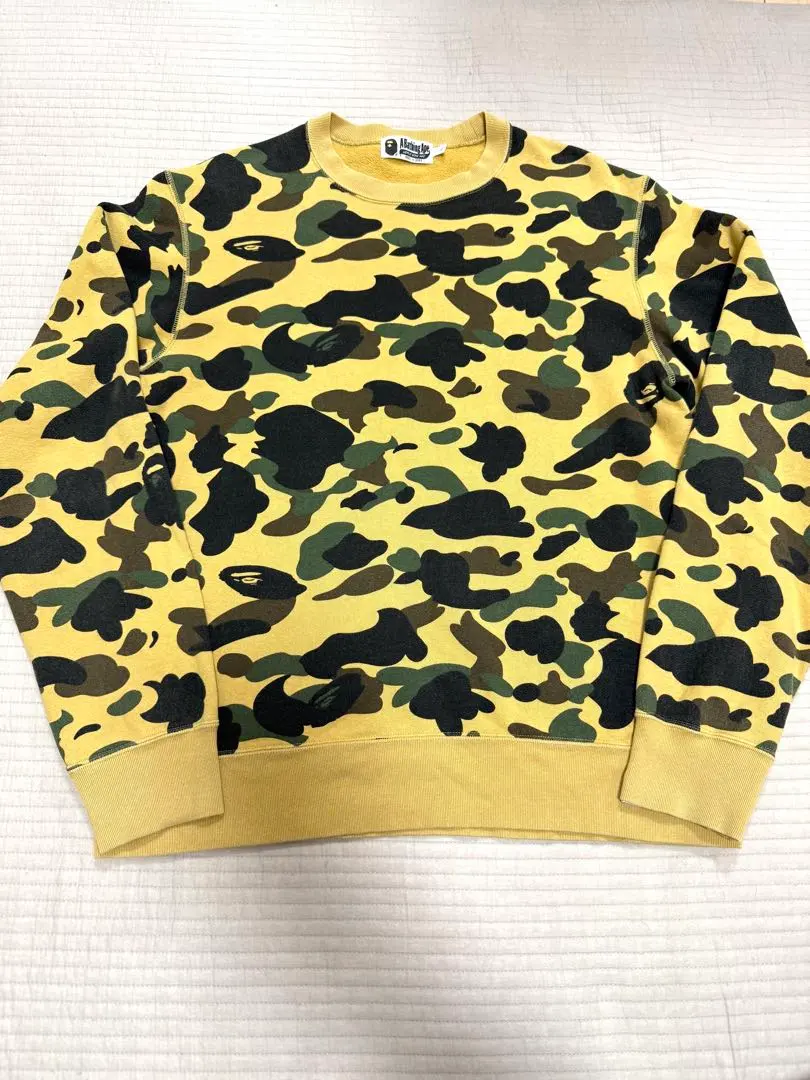 APE カモフラ　迷彩　スウェット　トレーナー　サイズL ベイプスタ　エイプ