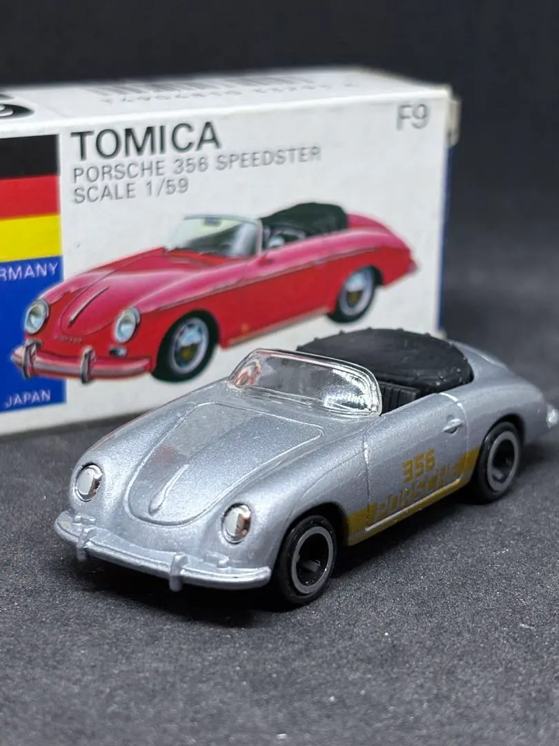 トミカ 日本製 F9 ポルシェ 356 スピードスター 丸栄特注 シルバー
