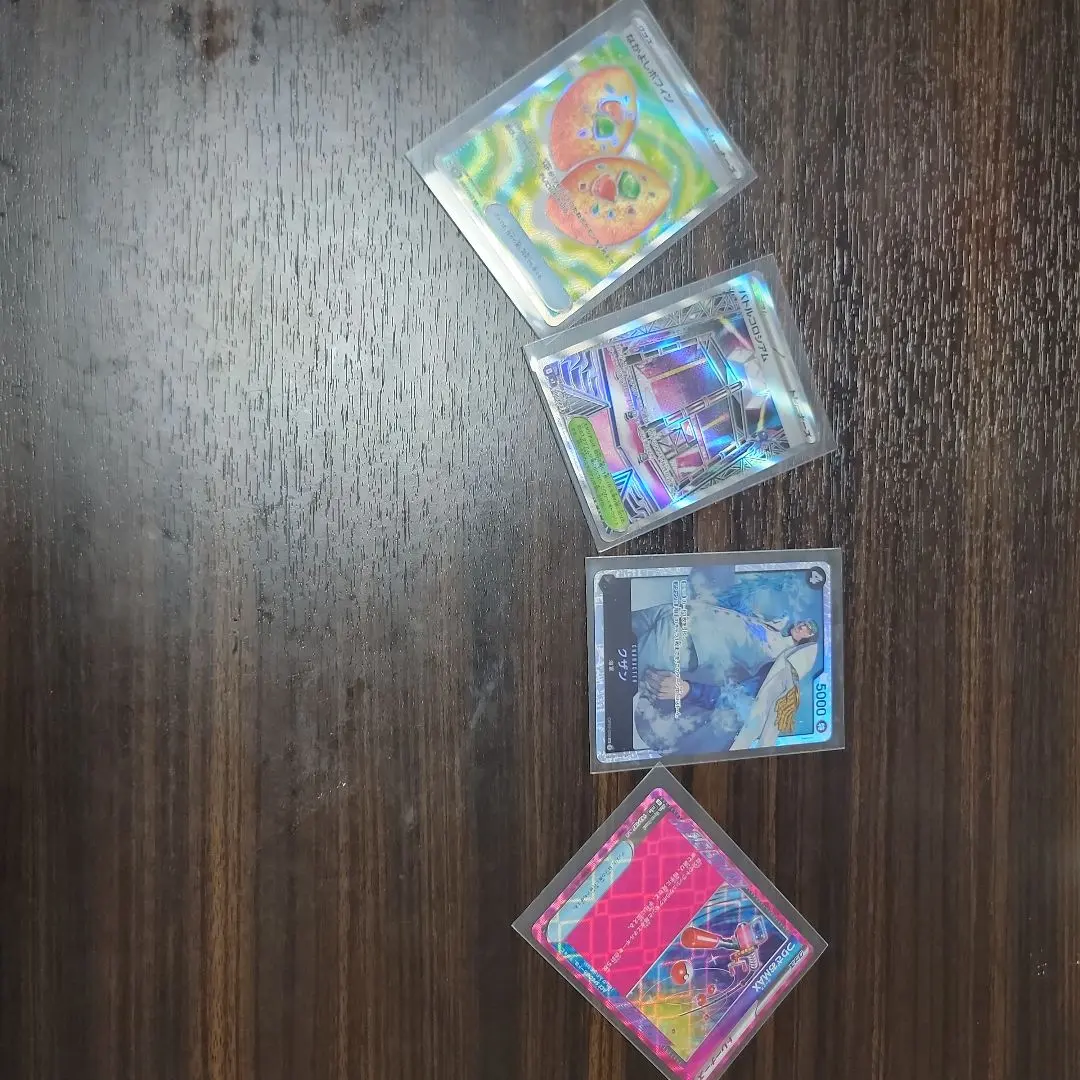 ポケモンカードセット バタフリー他ワンピースカード