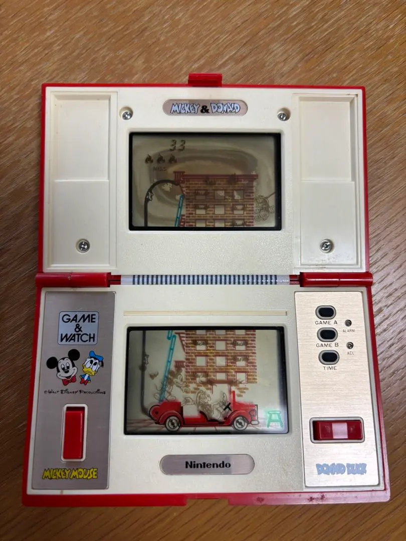任天堂 ゲーム＆ウォッチ ミッキー＆ドナルド DM-53 動作品