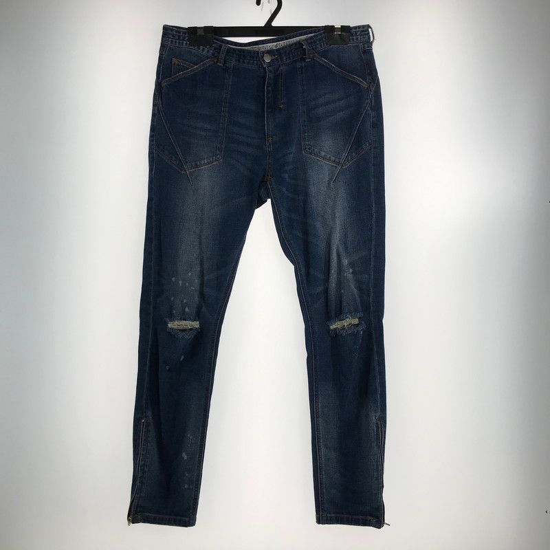 【中古品】 NUMBER NINE ナンバーナイン デニム パンツ 裾ZIP ジーンズ ボトムス 古着 【151-260729-mh-01-fuzh】