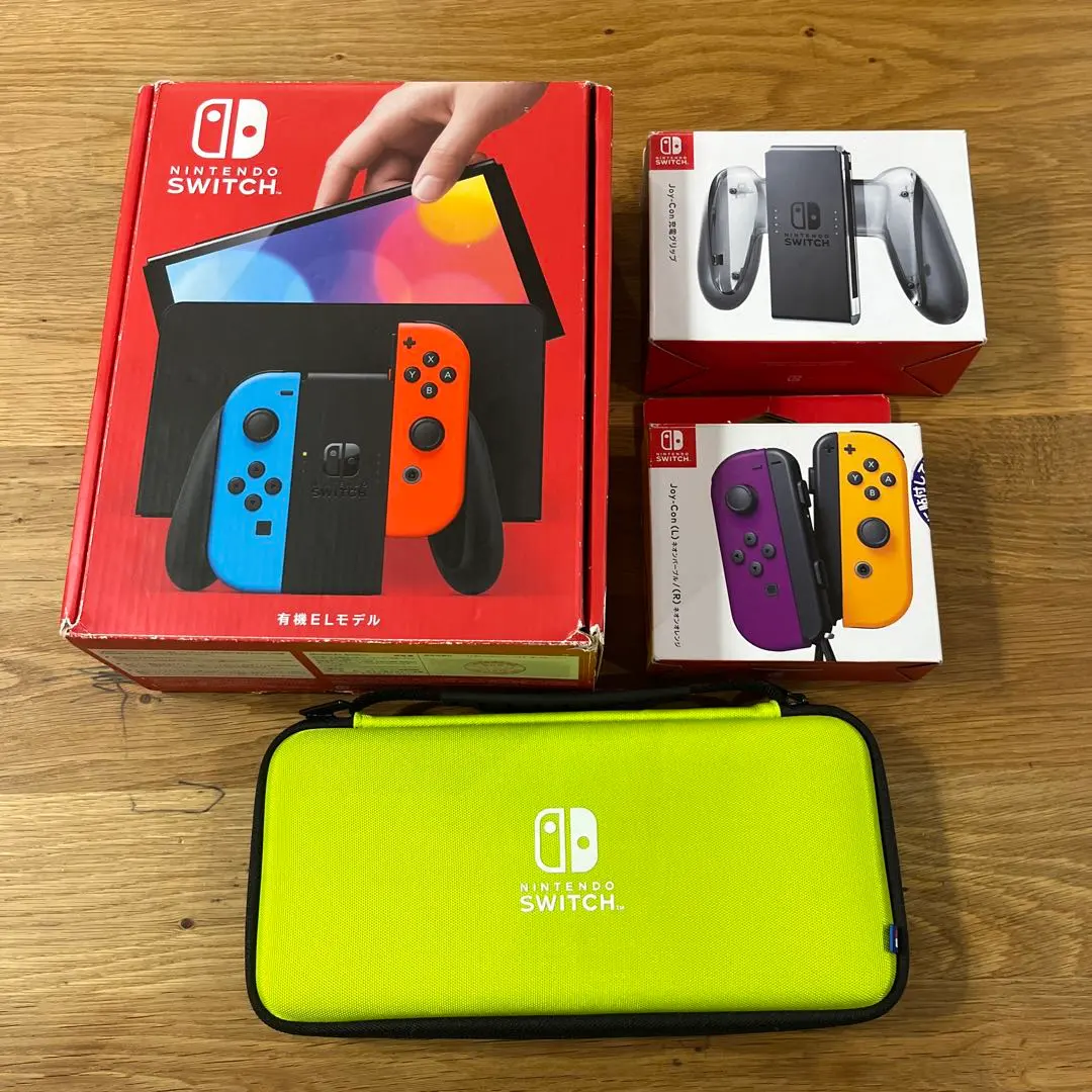 Nintendo Switch 本体 ネオンブルー/ネオンレッド　他