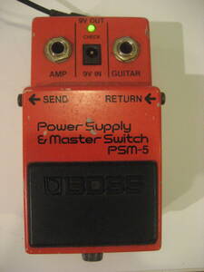Pedales de guitarra BOSS de segunda mano de Japón BOSS PSM-5 Power Supply Master Switch