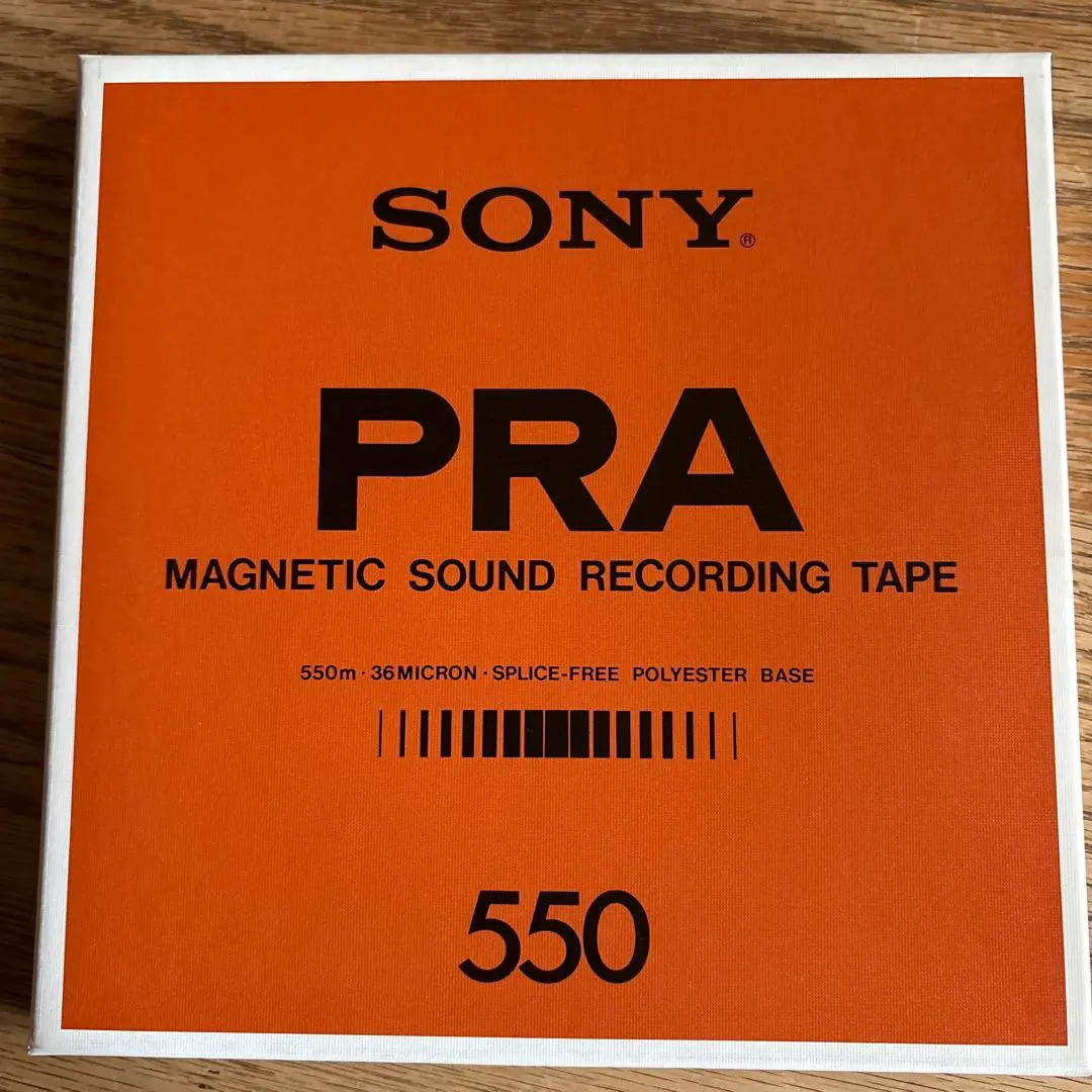 SONY PRA 550m 録音用テープ　10個セット