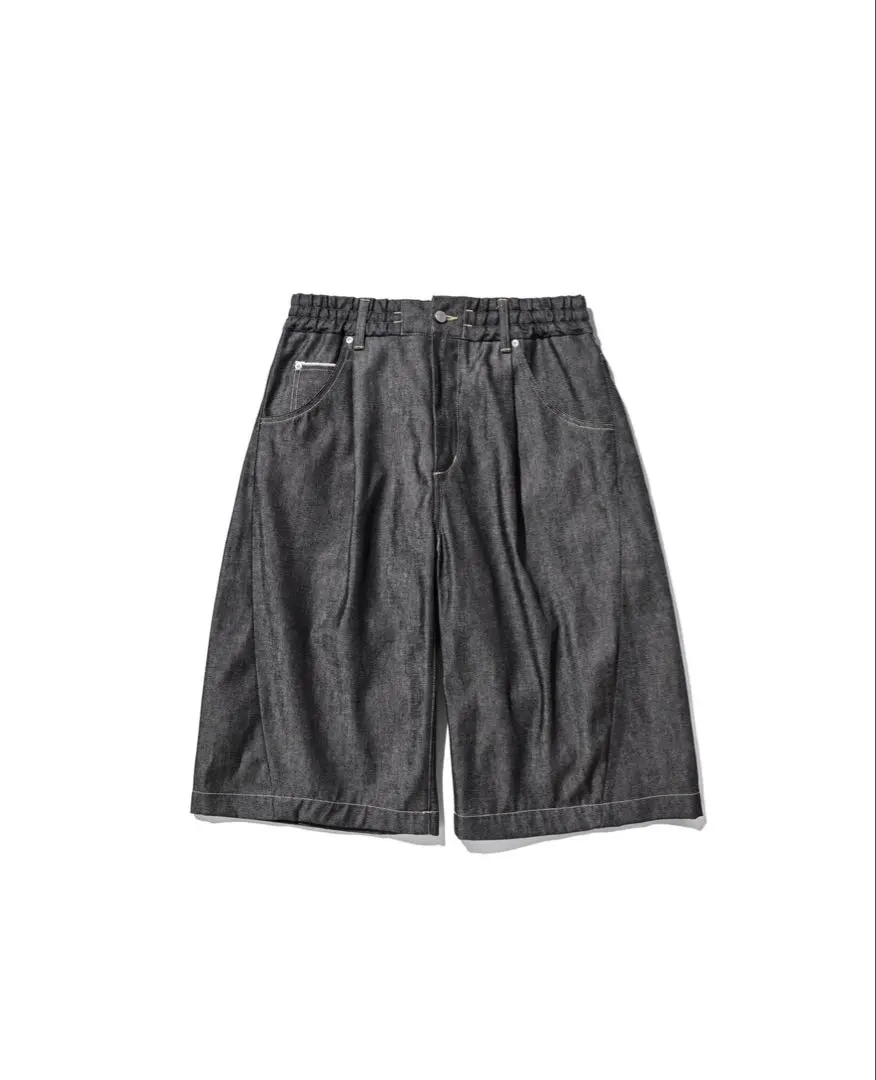 SELVEDGE DENIM CITY BAGGY HALF PANTS