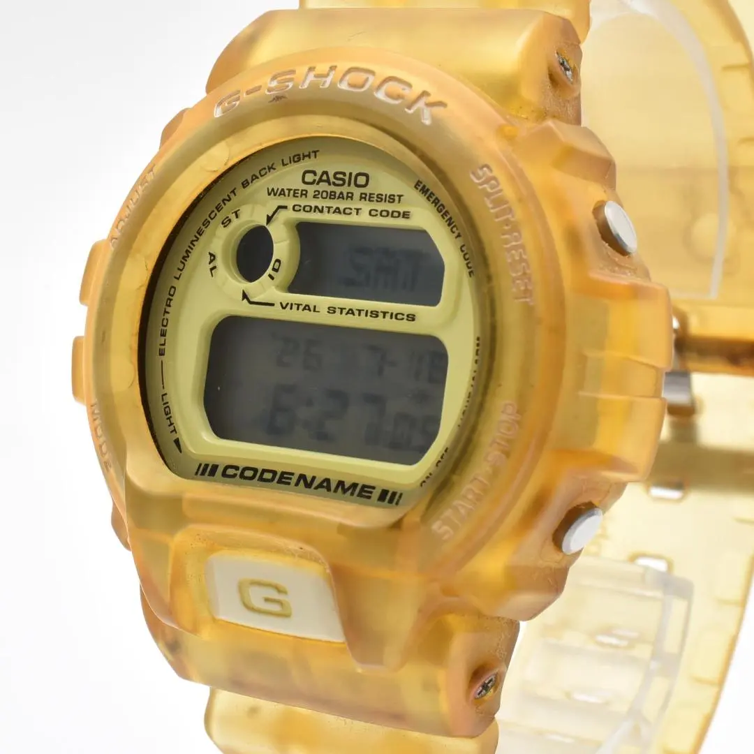 稼働品 CASIO カシオ G-SHOCK メンズ腕時計 イルクジ スケルトン