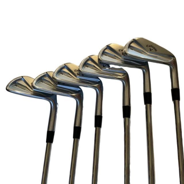 【中古】 キャロウェイ X FORGED(2024) 6S アイアンセット IR Dynamic Gold MID 115 (フレックスS) メンズ 男性用 右利き 右用 Cランク ゴルフクラブ