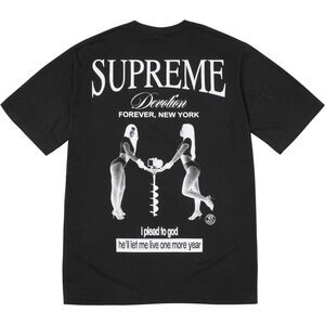 Supreme Japan 2025FW Supreme Devotion Tee Medium Black T M