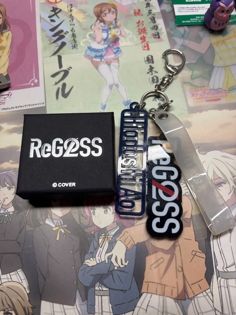 ReGLOSS ピンバッジ キーホルダー セット