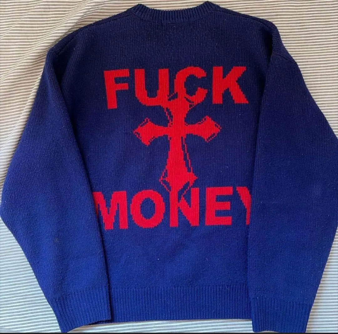 supreme fack money セーターS