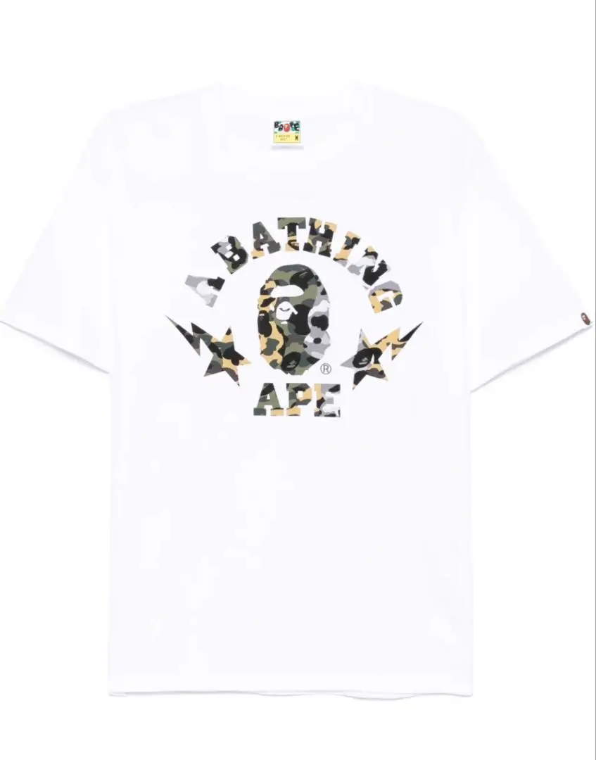 A BATHING APE カモフラロゴ Tシャツ