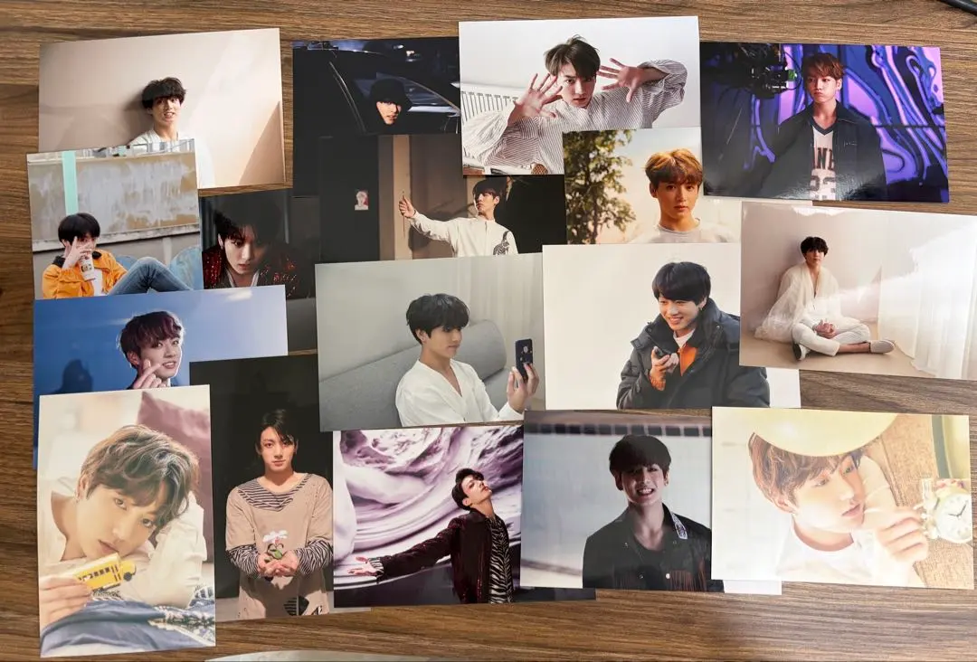 BTS ジョングク　展示会　オヌル　生写真15枚+ポストカードA・B まとめ売り