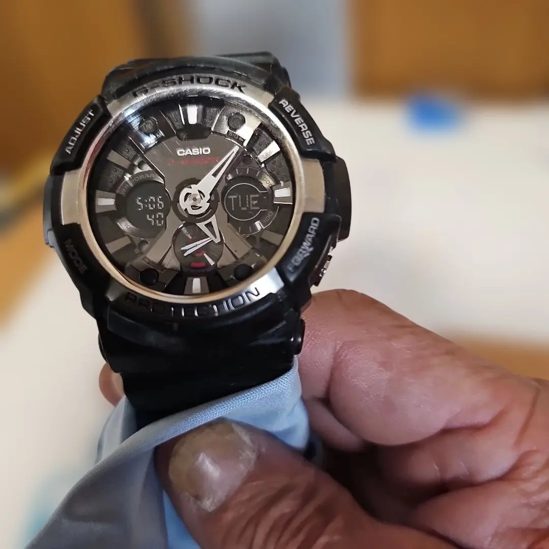 CASIO G-SHOCK アナデジ 腕時計 ブラック