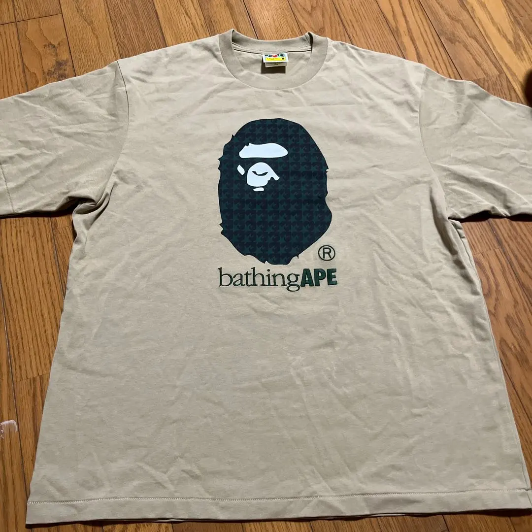 A BATHING APE Tシャツ ベージュ Mサイズ