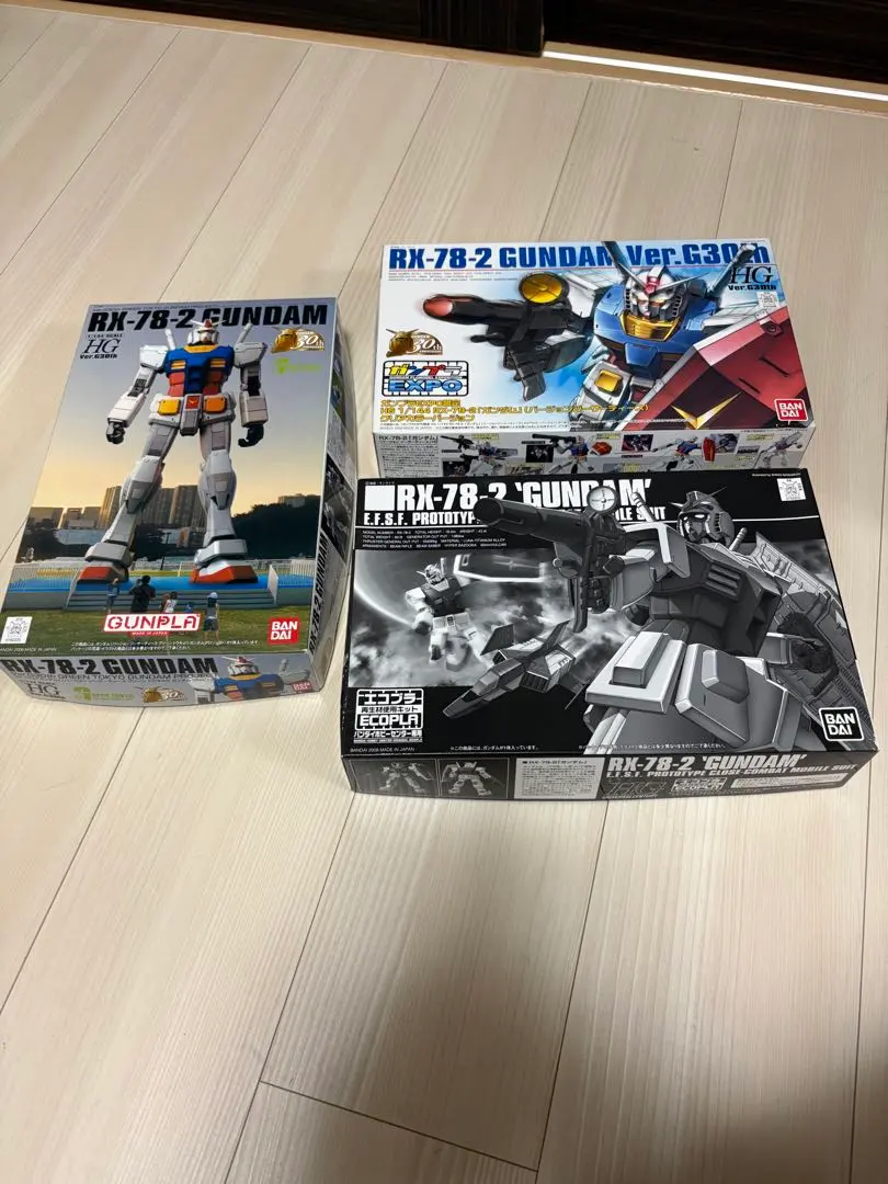 ガンプラ　HG 1/144 ガンダム　お台場 30th エコプラ　セット
