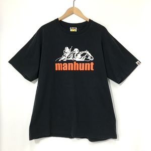 Bape A BATHING APE T Manhunt Tee BAPE XXL A14334