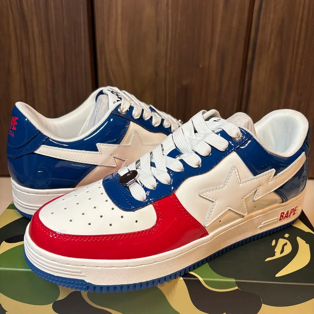未使用 BAPESTA FRANCE ベイプスタ フランス APE スニーカー
