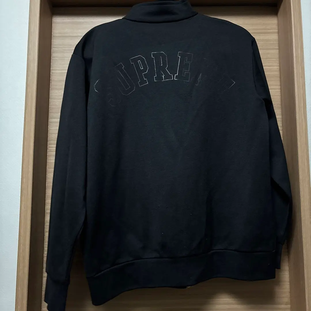 supremeジャージ　ブラック サイズS