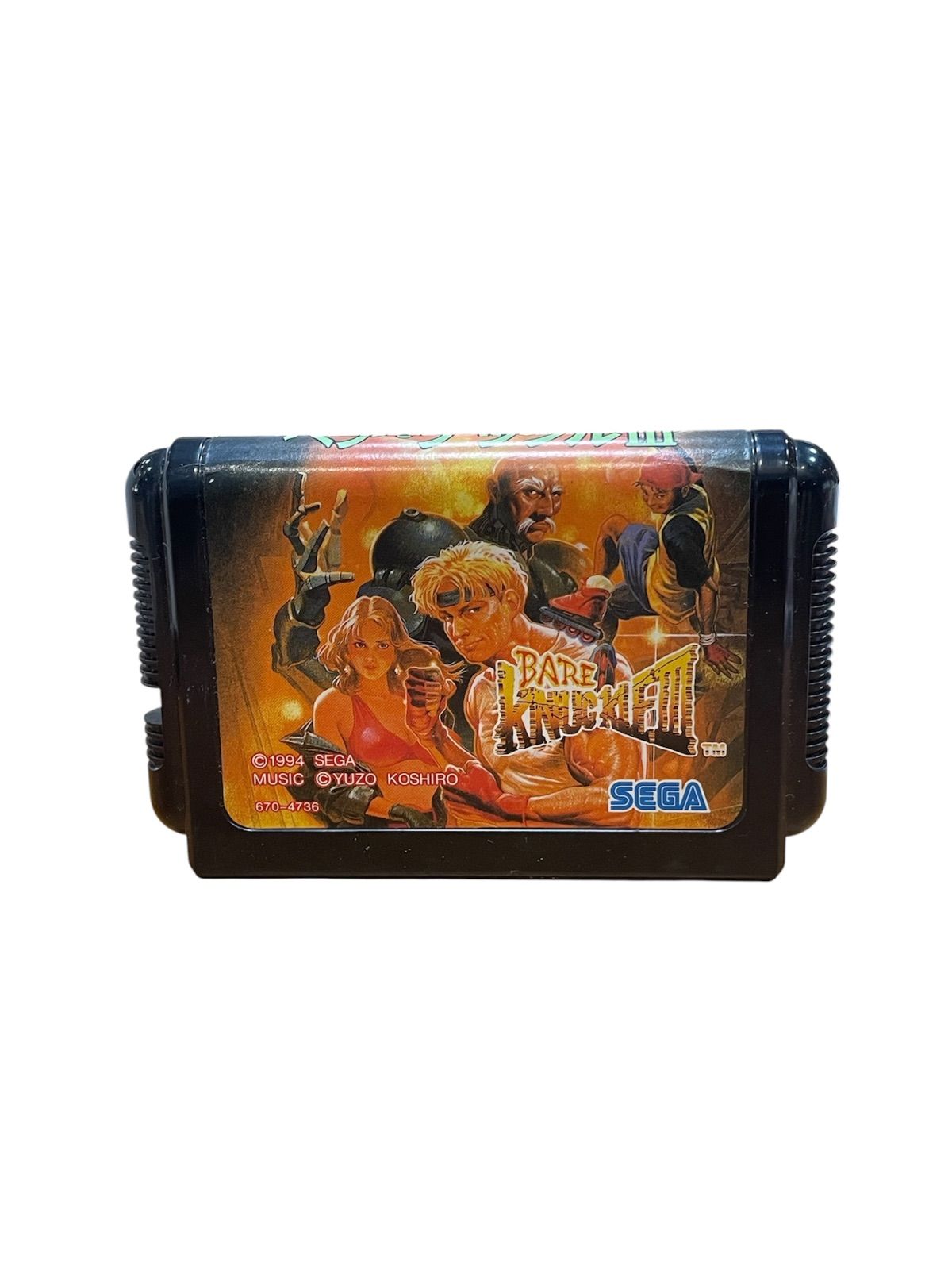 SEGA メガドライブ ベア・ナックルIII ソフトのみ 1994年 レトロゲーム