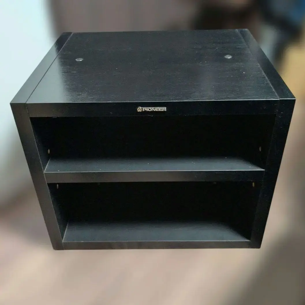 Pioneer 木製ラック 2段 黒