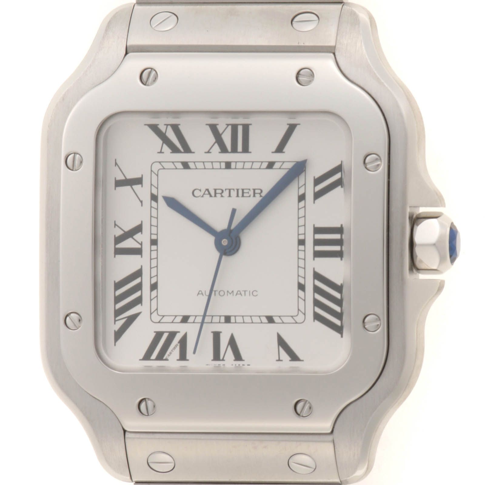 Cartier カルティエ サントス ドゥ カルティエ ウォッチ MM WSSA0029 ステンレス シルバー ユニセックス 自動巻き【中古】432【2148104188014】