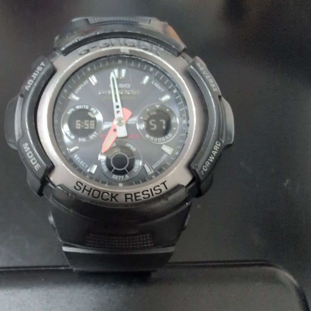 CASIO G-SHOCK タフソーラー アナデジ 腕時計 本体