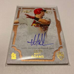 Supreme Matt Adams 2015 Topps Supreme auto 25