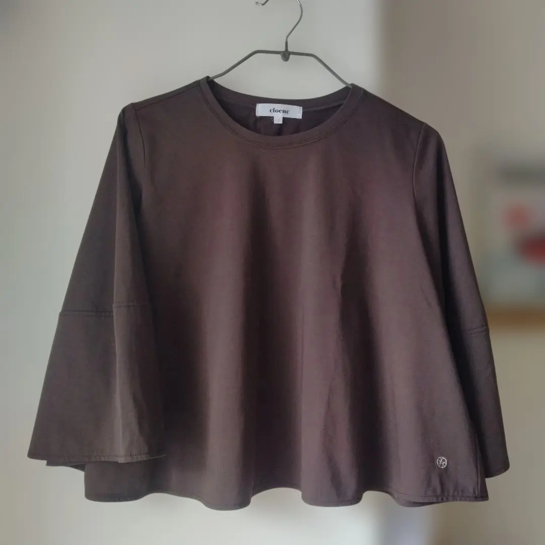 ワールドcloenc 5分丈Tシャツ(ブラウン)