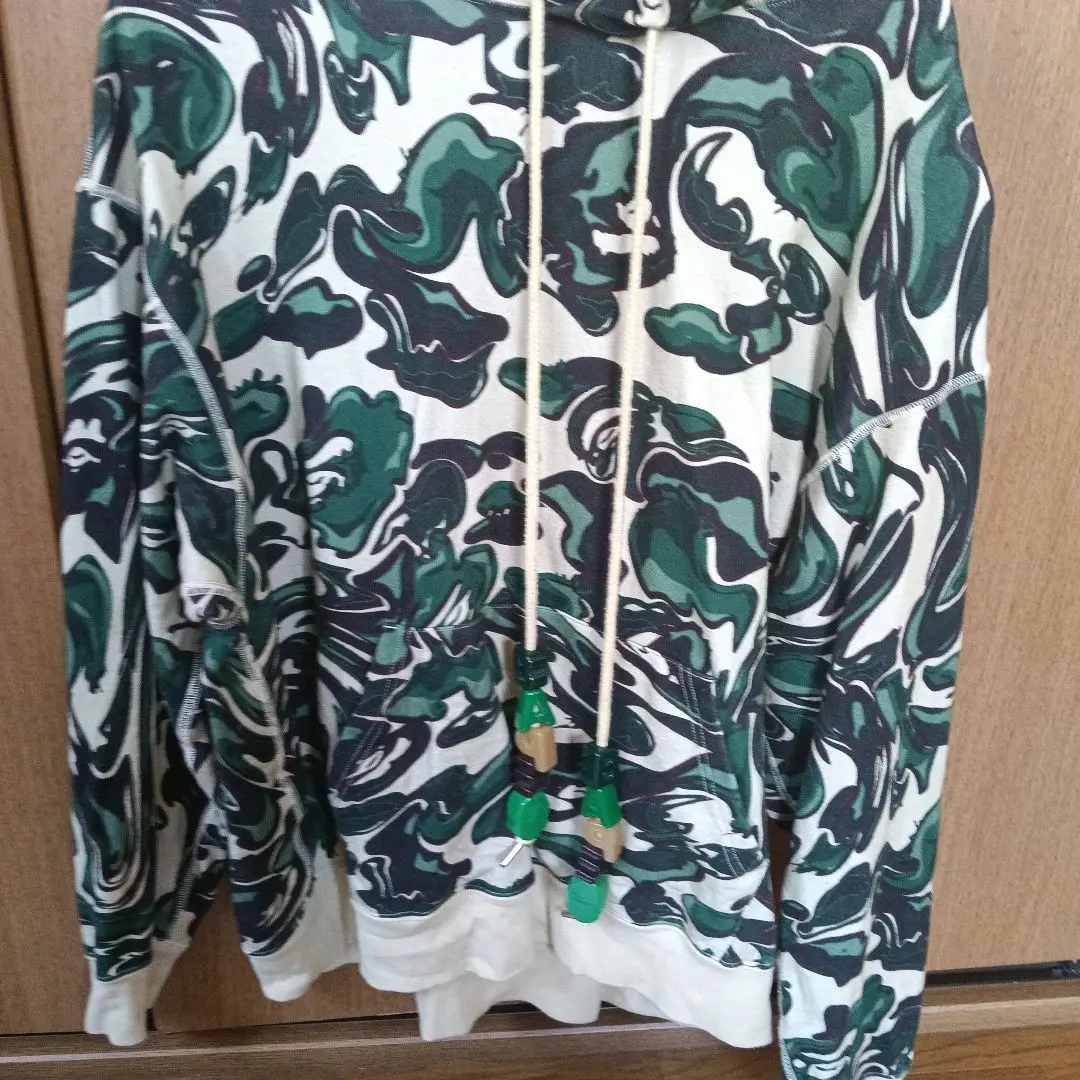 A BATHING APE カモフラ柄 プルオーバーパーカー Lサイズ