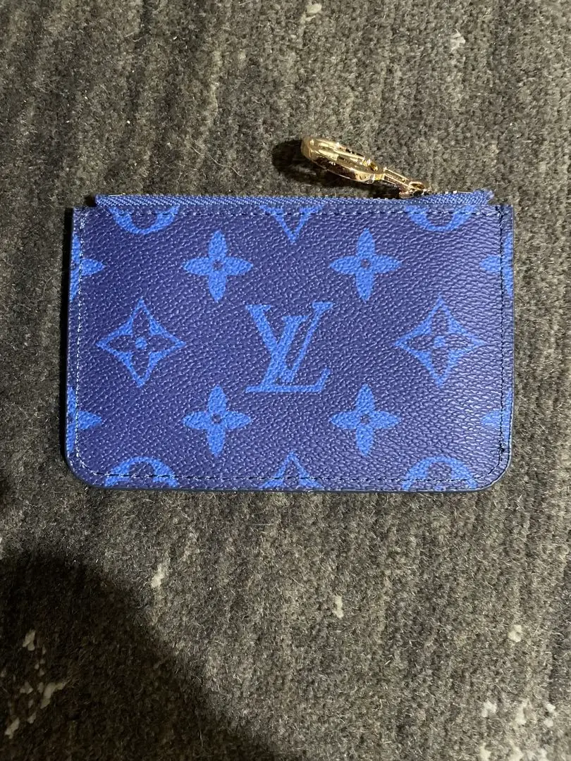 Louis Vuitton 青 モノグラム フラグメントケース ノベルティ