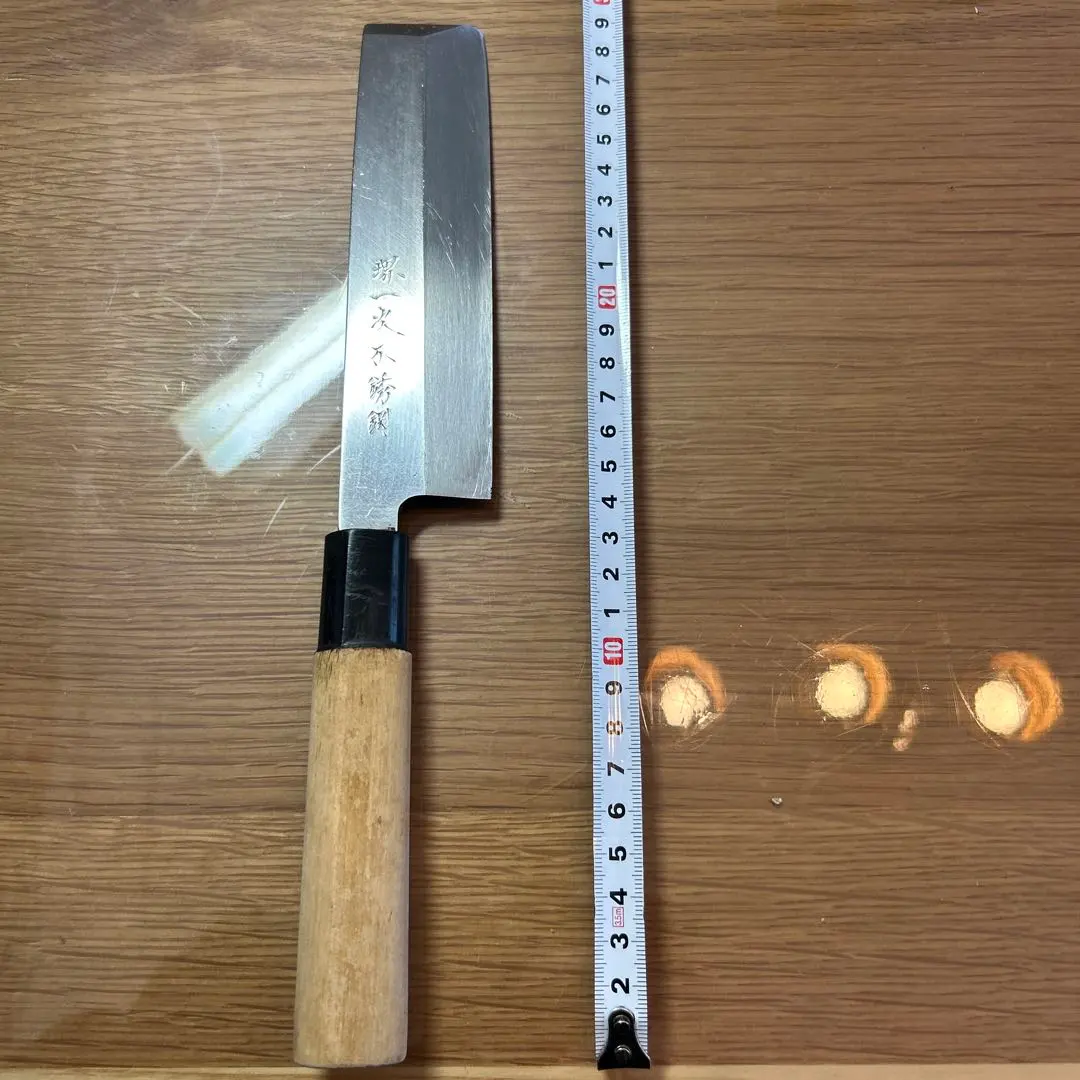 堺一次 不銹鋼 菜切包丁 165mm 堺打刃物 ステンレス 和包丁