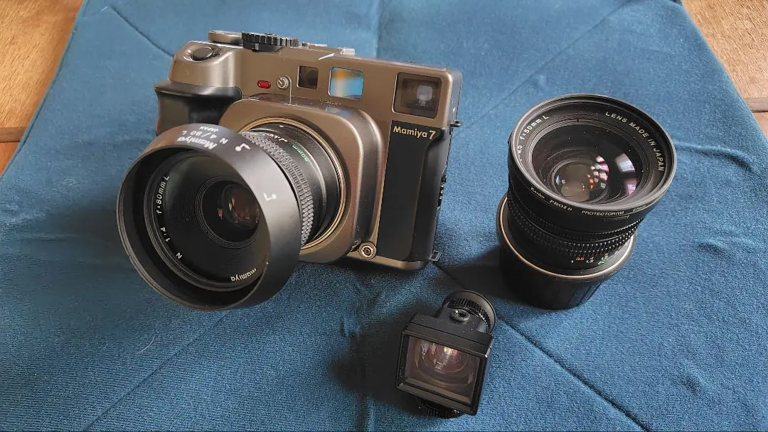 Mamiya 7 中判レンジファインダーカメラ 80mm 50mmレンズセット