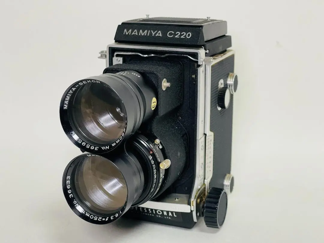 動作快調 Mamiya C220 + SEKOR 250mm f6.3 二眼レフ