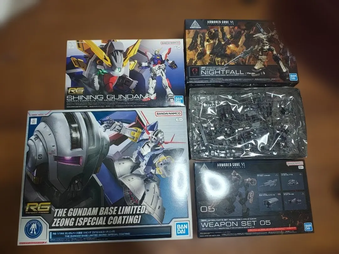 RGシャイニングガンダム　RGジオングスペシャルコーティング