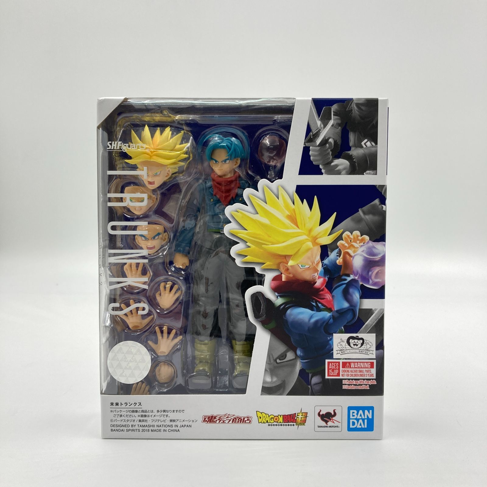 【未開封】S.H.Figuarts 未来トランクス 「ドラゴンボール超」 魂ウェブ商店限定